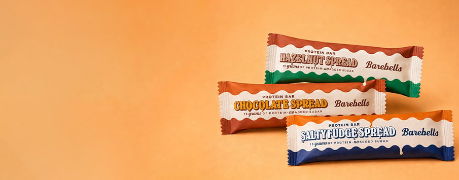 Barebells  Protein Bar Spread. Finns i tre smaker